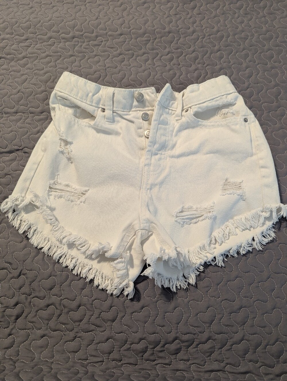 Wild Fable Super High Rise Cutoff Frayed Denim Jean Shorts Women's Size 0